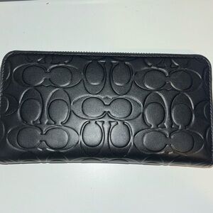 Black Coach Wallet